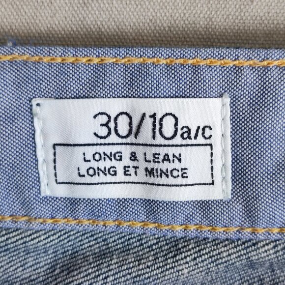 GAP Jeans Long & Lean women's size 30 / 10 dark washed boot cut - Picture 7 of 15